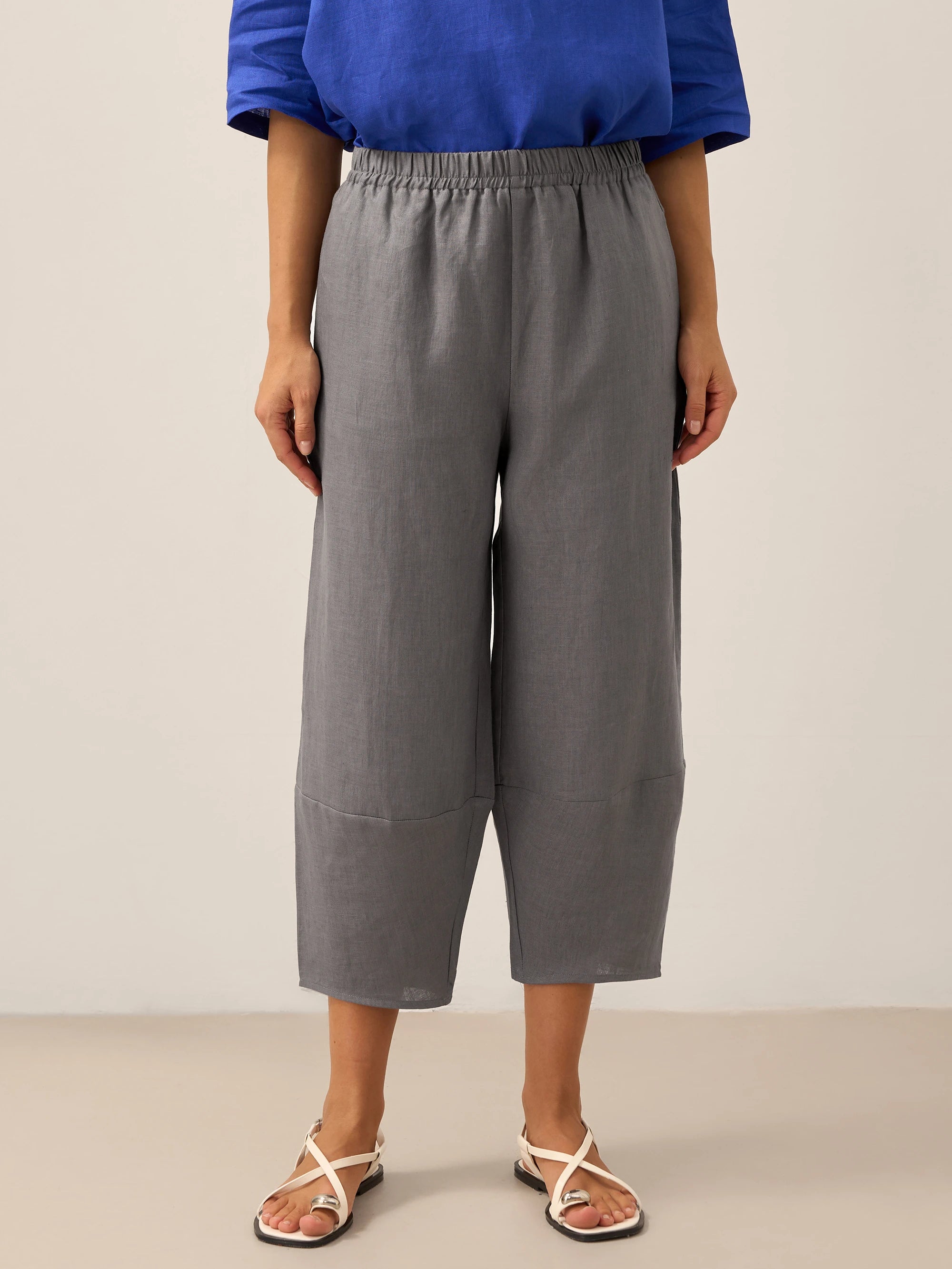 100% Linen Crop Pants RORY