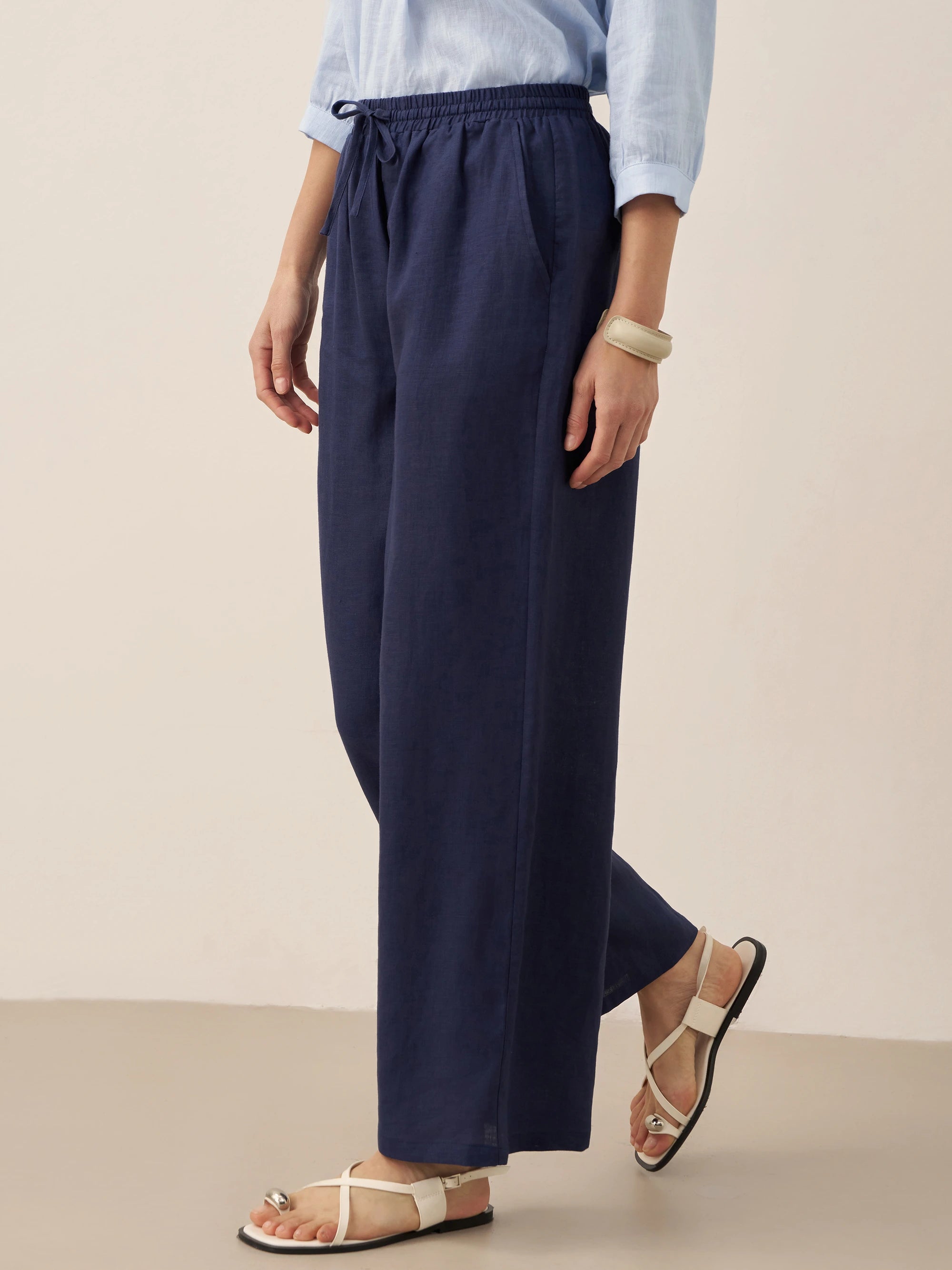 100% Linen Classic Pants LYON