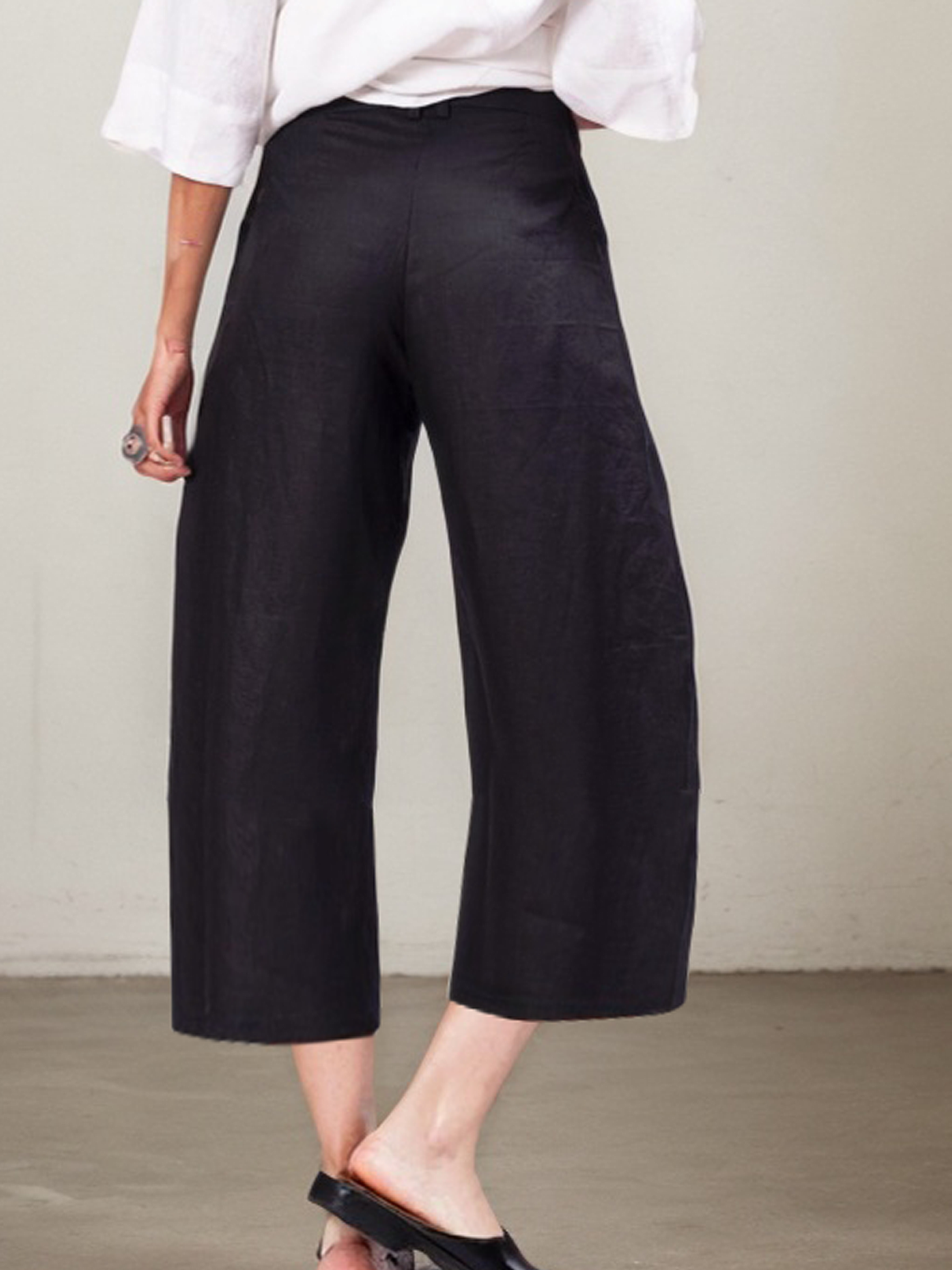 Linen Plain Shorts