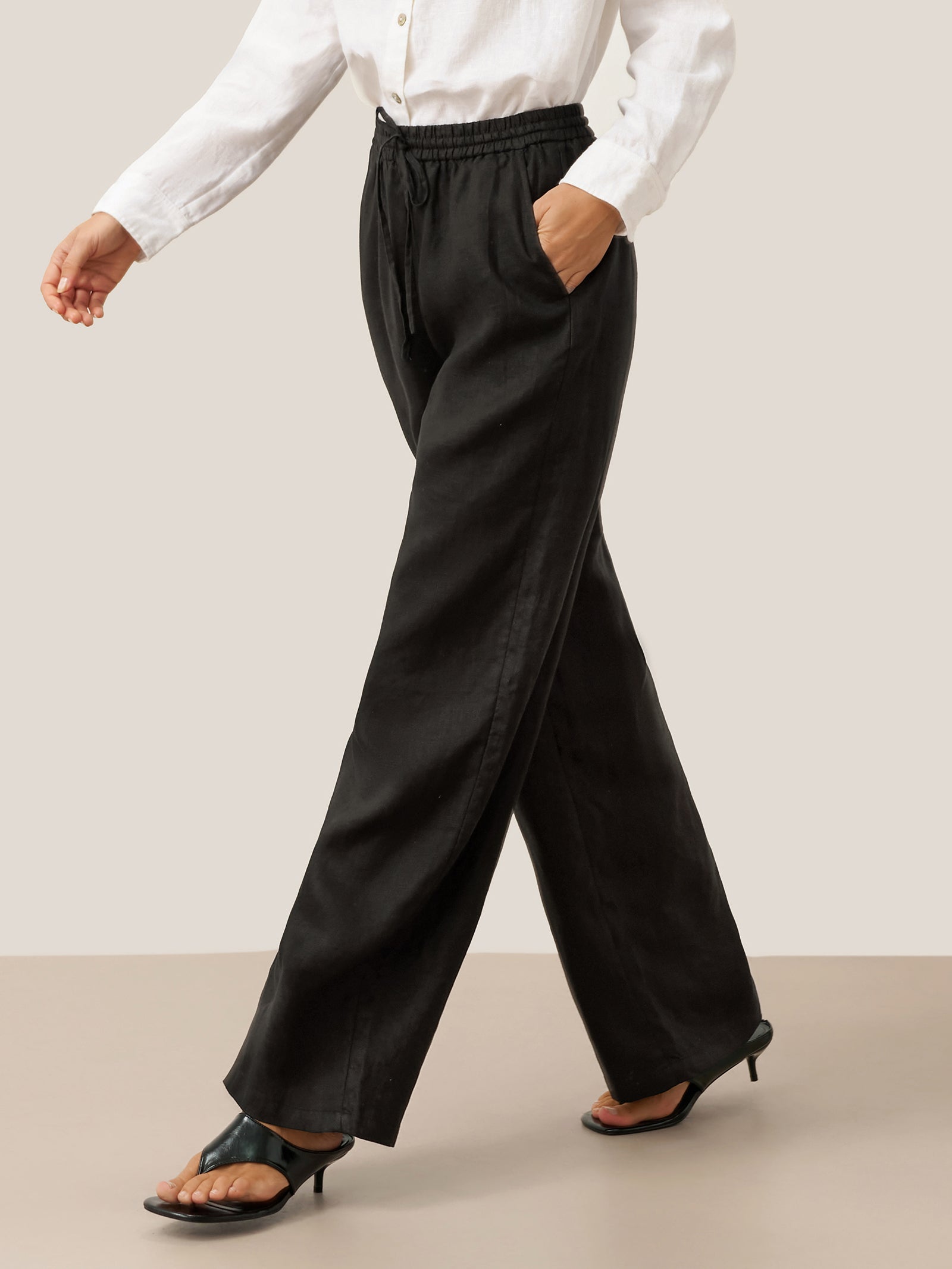 100% Linen Classic Pants LYON